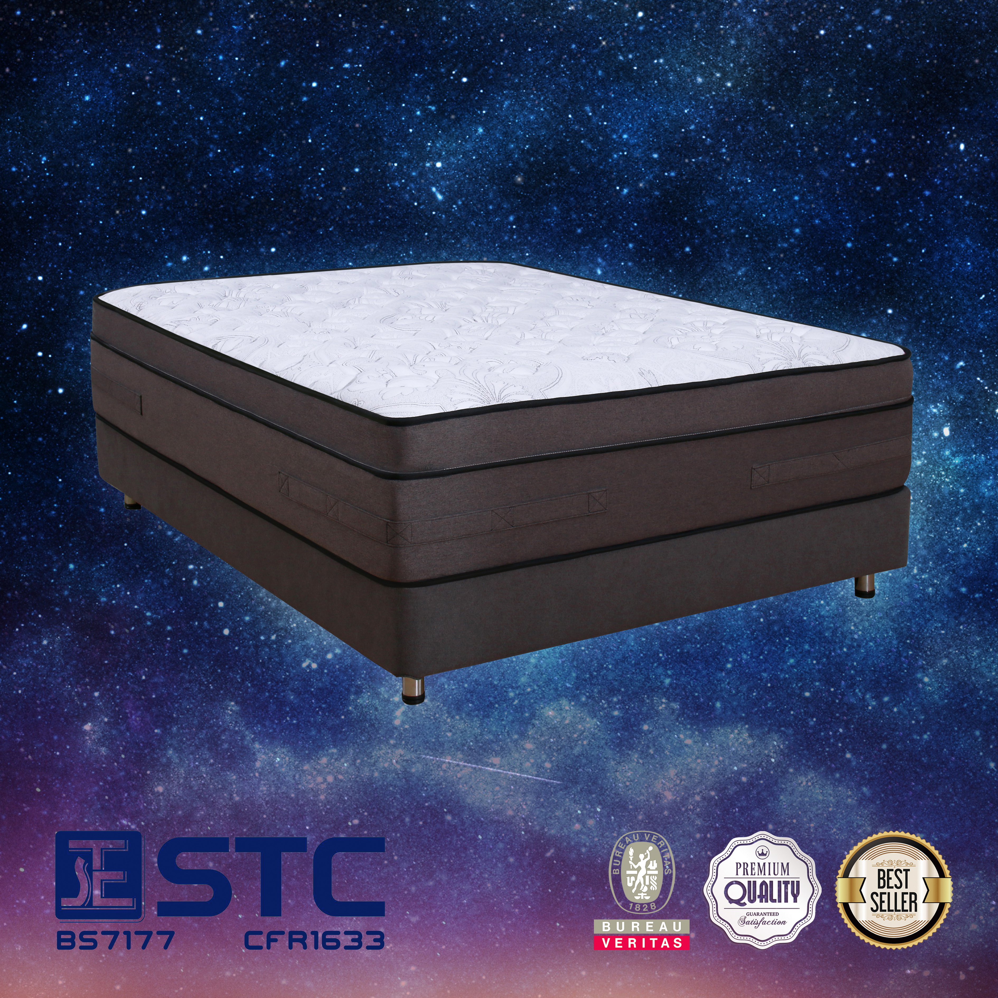 14.5-Inch Inner Foam Box Mini Pocket & Pocket Spring Mattress