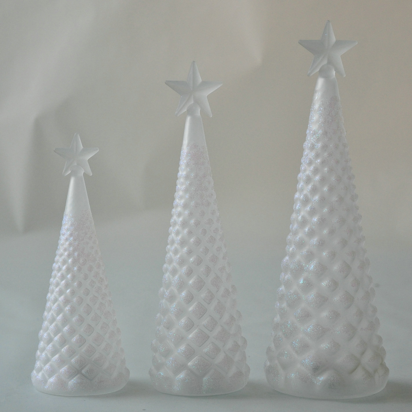 christmas glass decoration, glass angel candle holder, glass tree