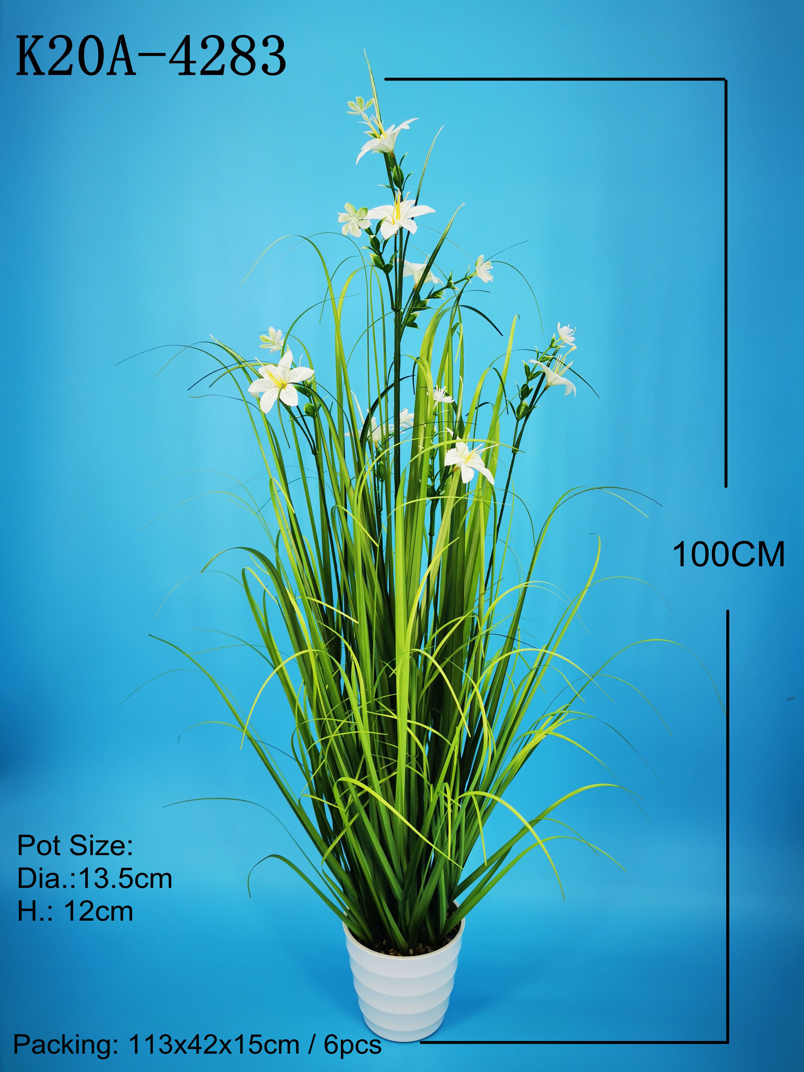 Greenery Aitificial Tropical Potted Plants / Flowers, for Farmhouse,Home, Garden, Office,Patio,Wedding,Indoor,Outdoor Decoration & Housewarming Gift.