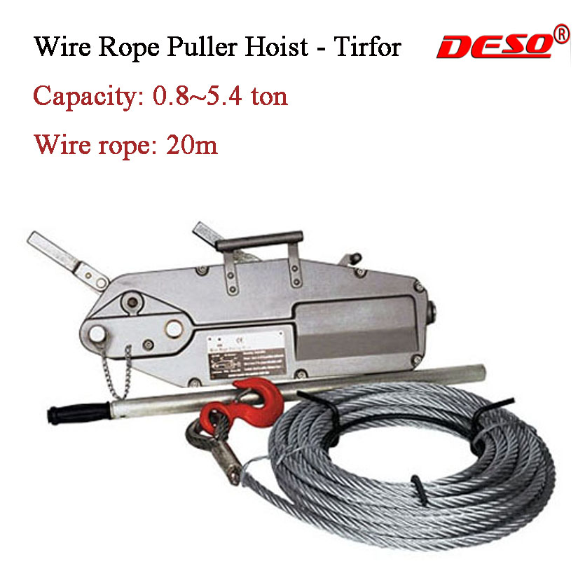Wire Rope Puller Hoist - Tirfor