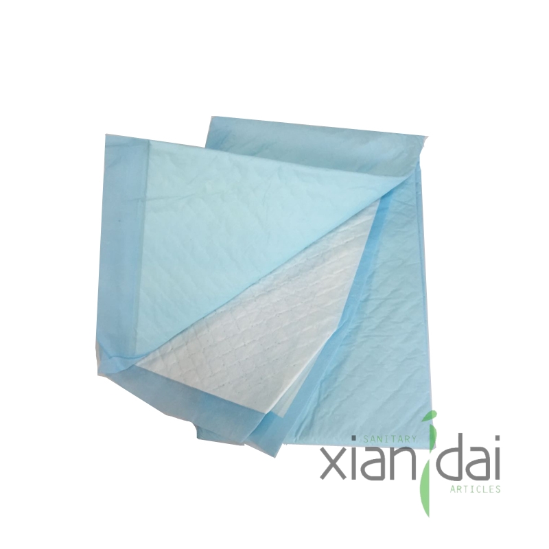 china supplier product under bed pads for pregnant non woven incontinence bed sheet disposable underpad with dry cotton surface