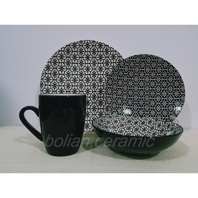 Pad printing dinnerware