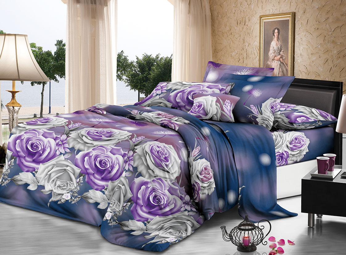 polyester disperse printed fabric plain weave