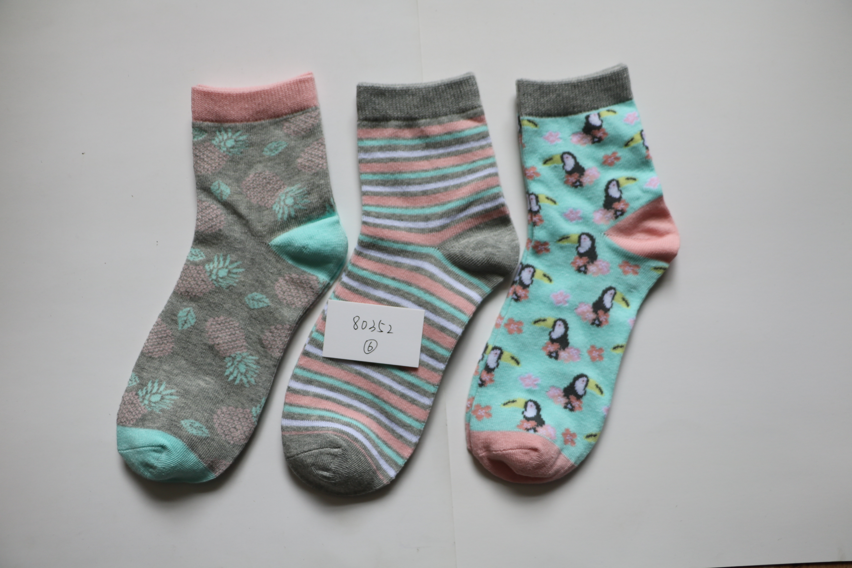 girls' cotton socks