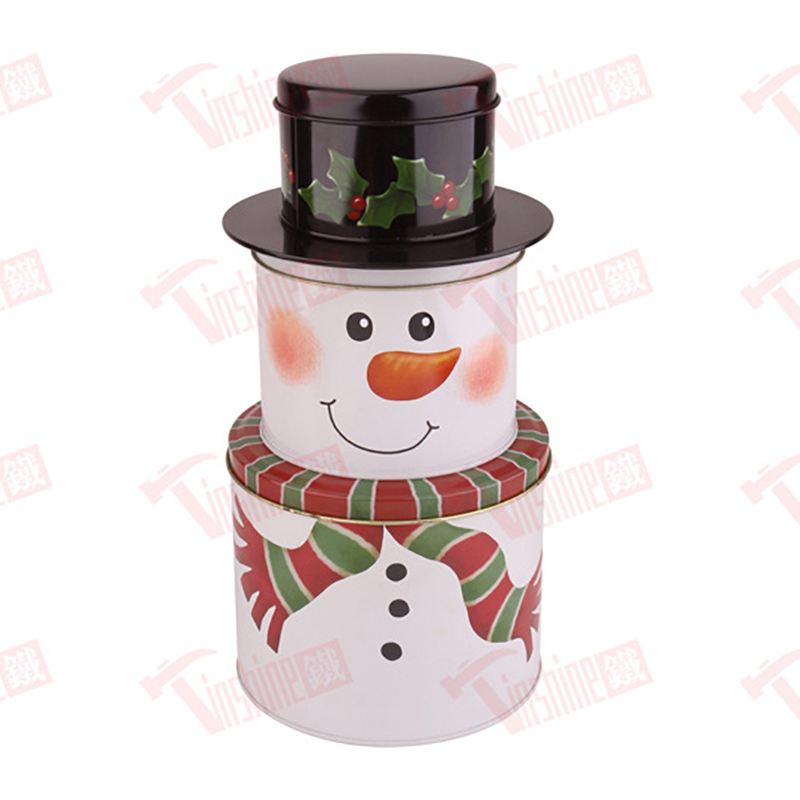 Christmas tinbox food tin box candy box gift tin box, tin packaging package