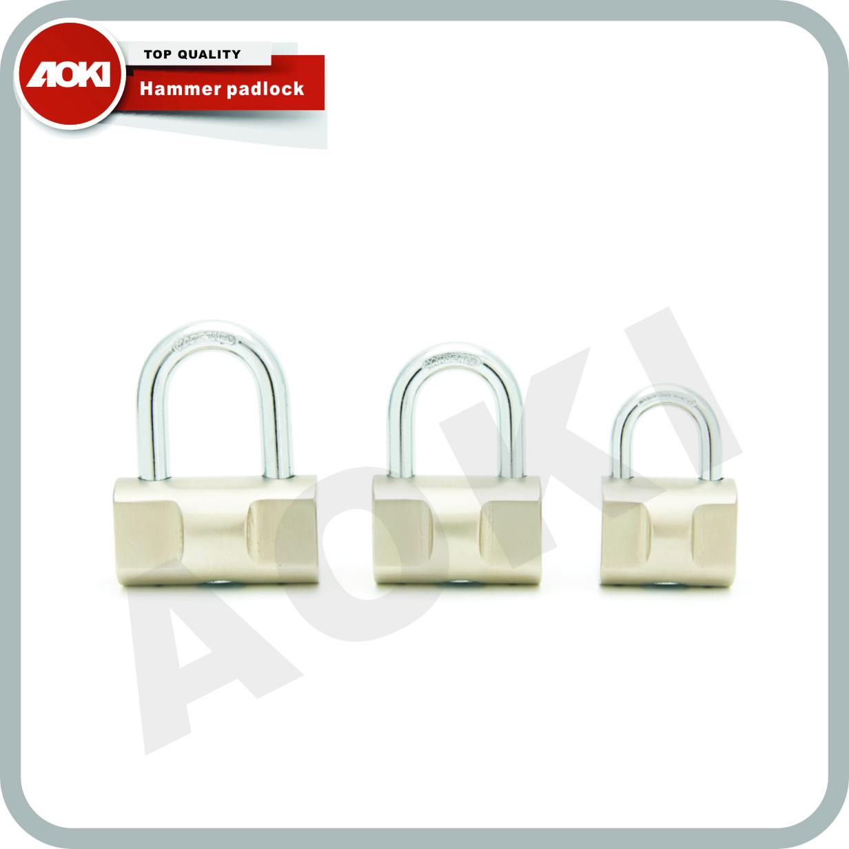 Hammer padlock