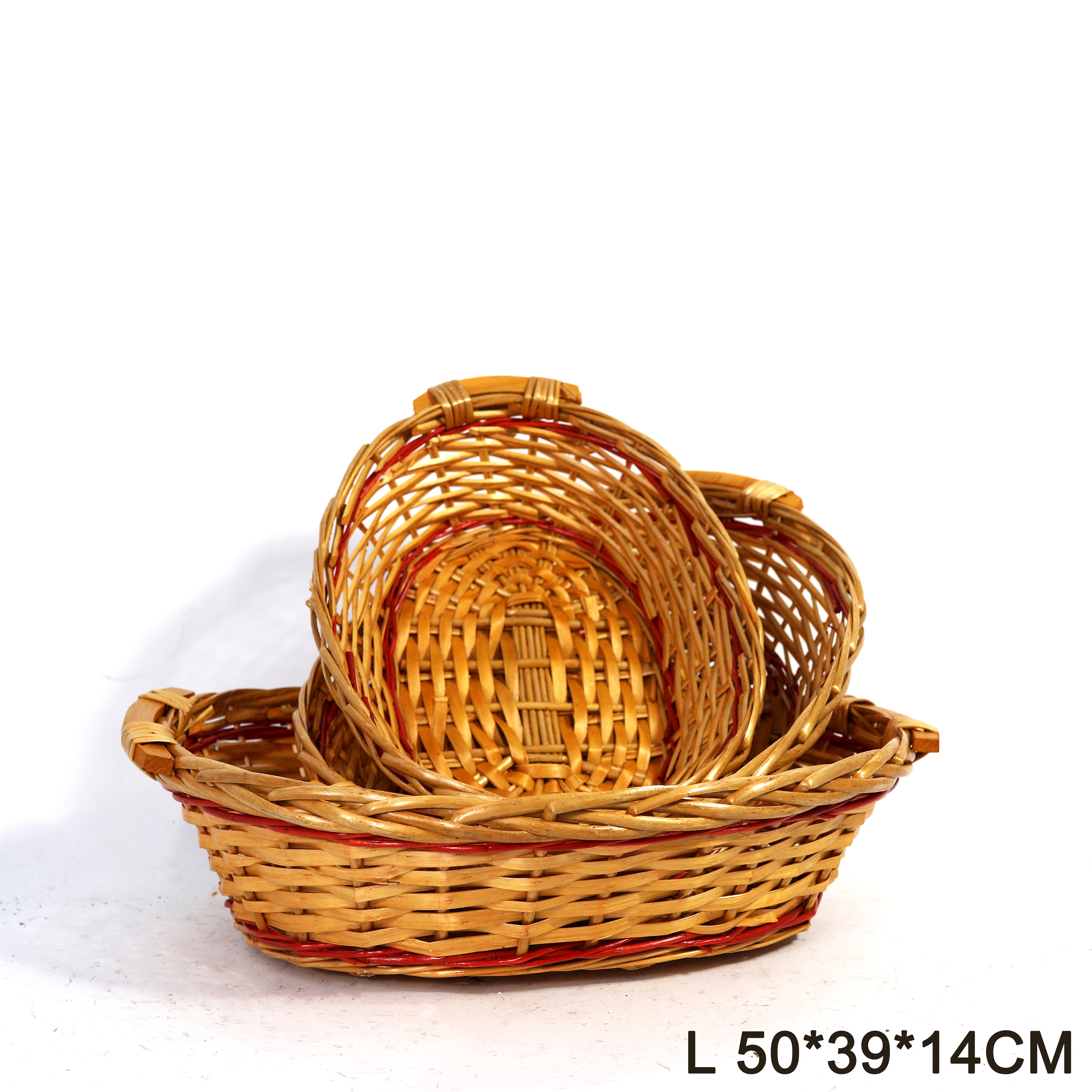 Wicker Hampers Display Bread Christmas Gift Basket Hamper Display basket