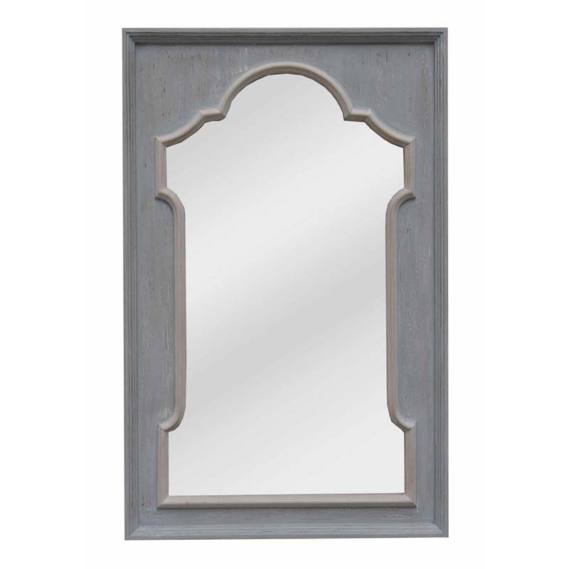 pale grey and house cream frame with flat mirror