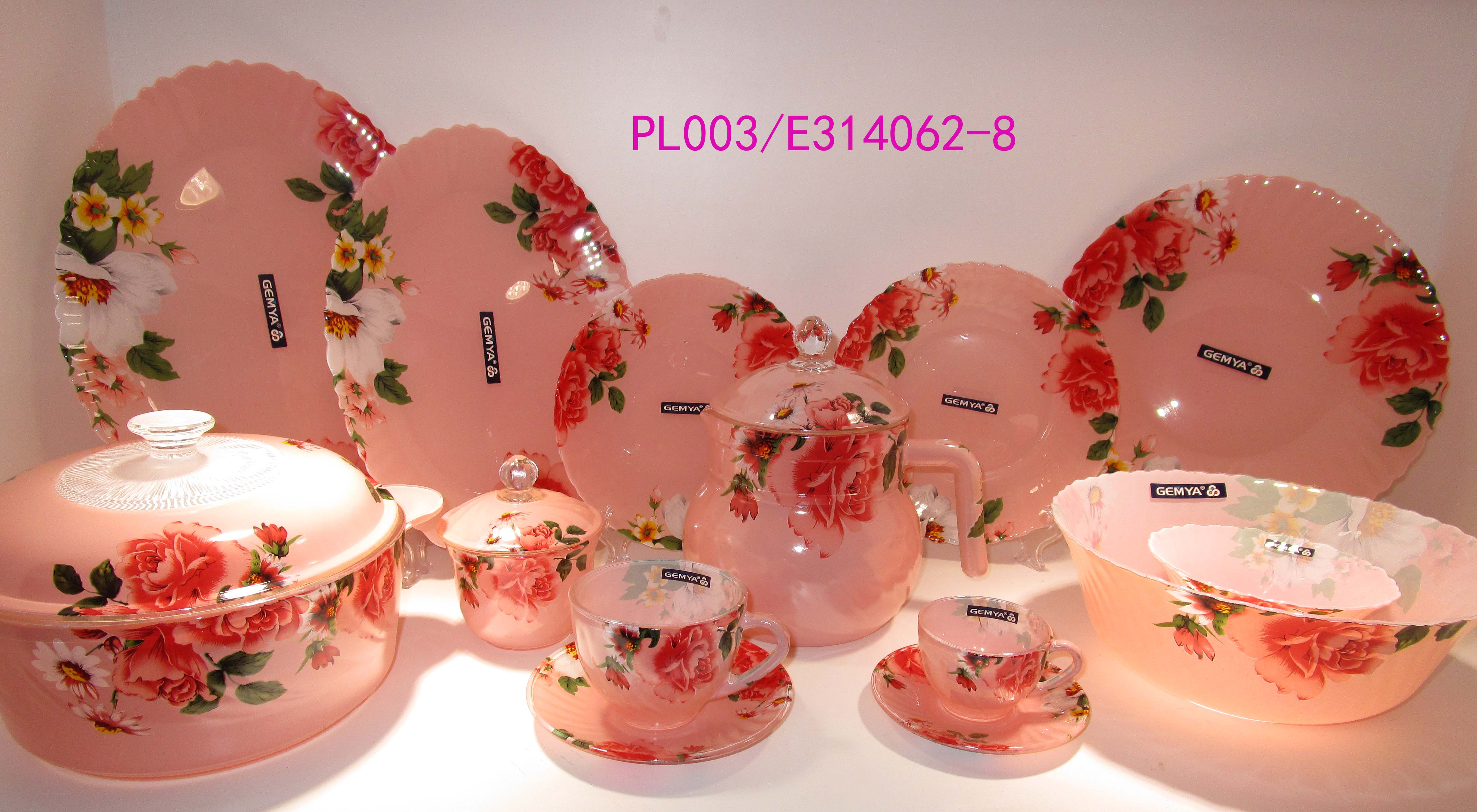 Glass Dinner Set