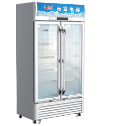 Series of Showcases with Several Doors