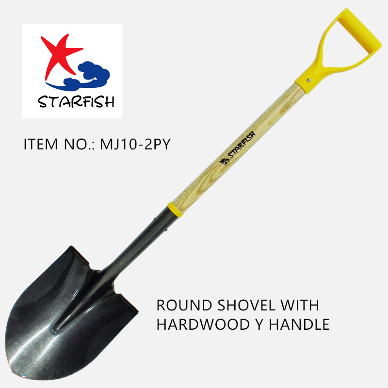 Round Shovel With Hard Wood Y Handle