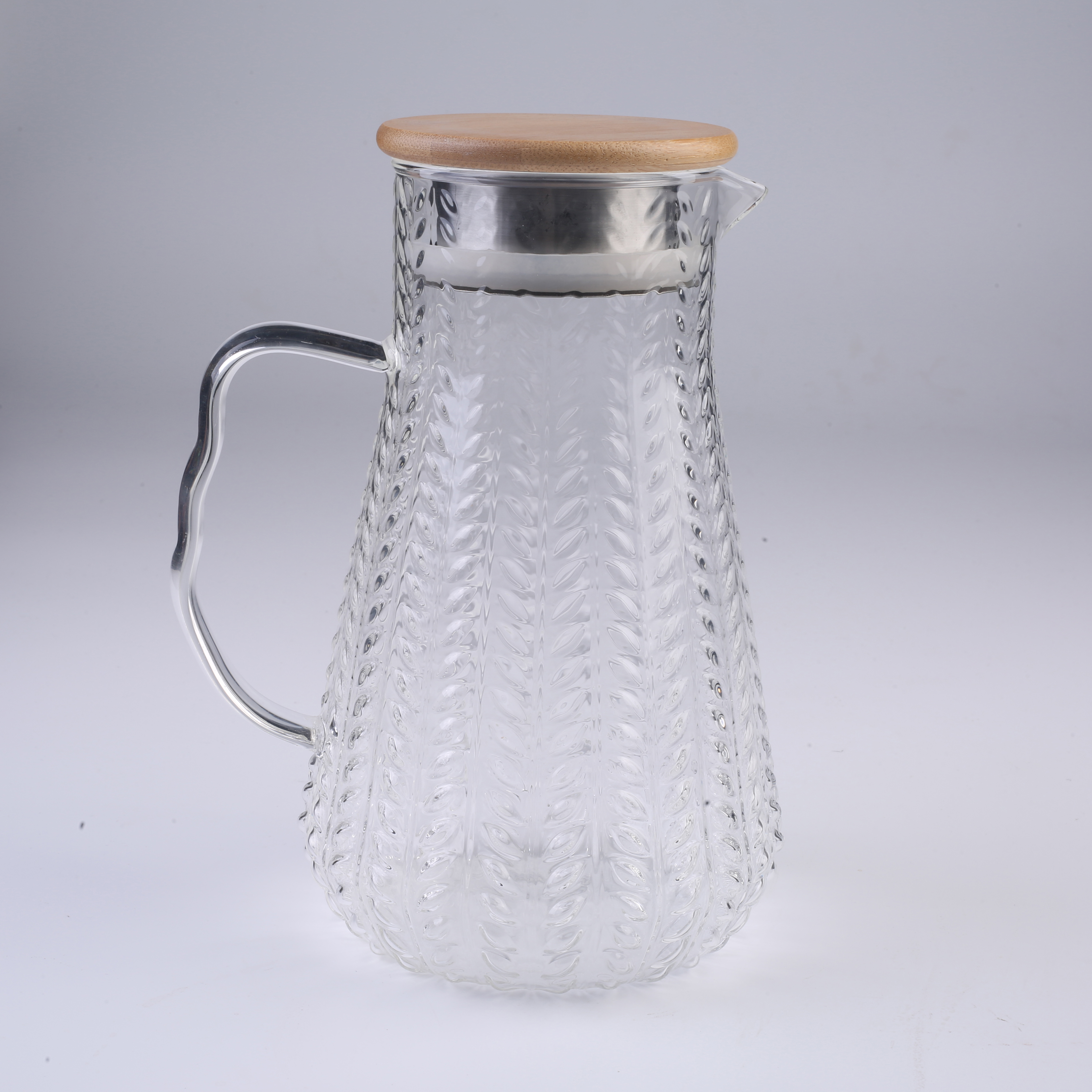 Borosilicate glass pitcher