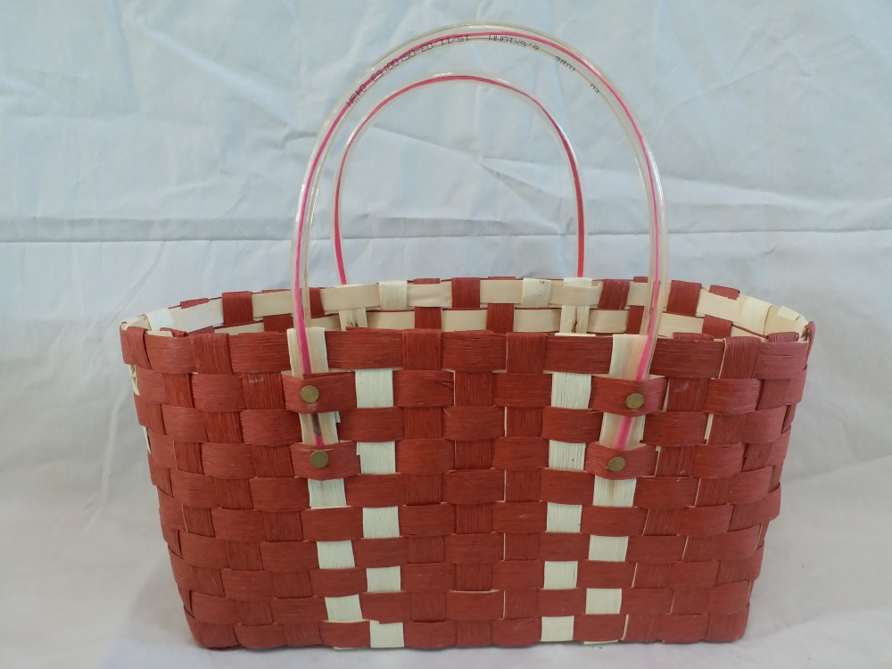 Gushi Yufeng paper rope shopping basket fruit basket storage basket