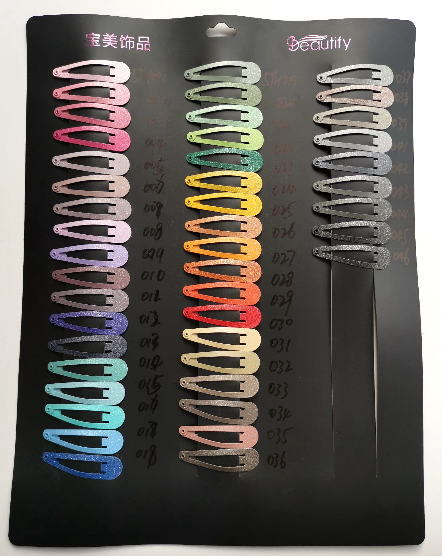 Snap clips barrettes, Bobby pins