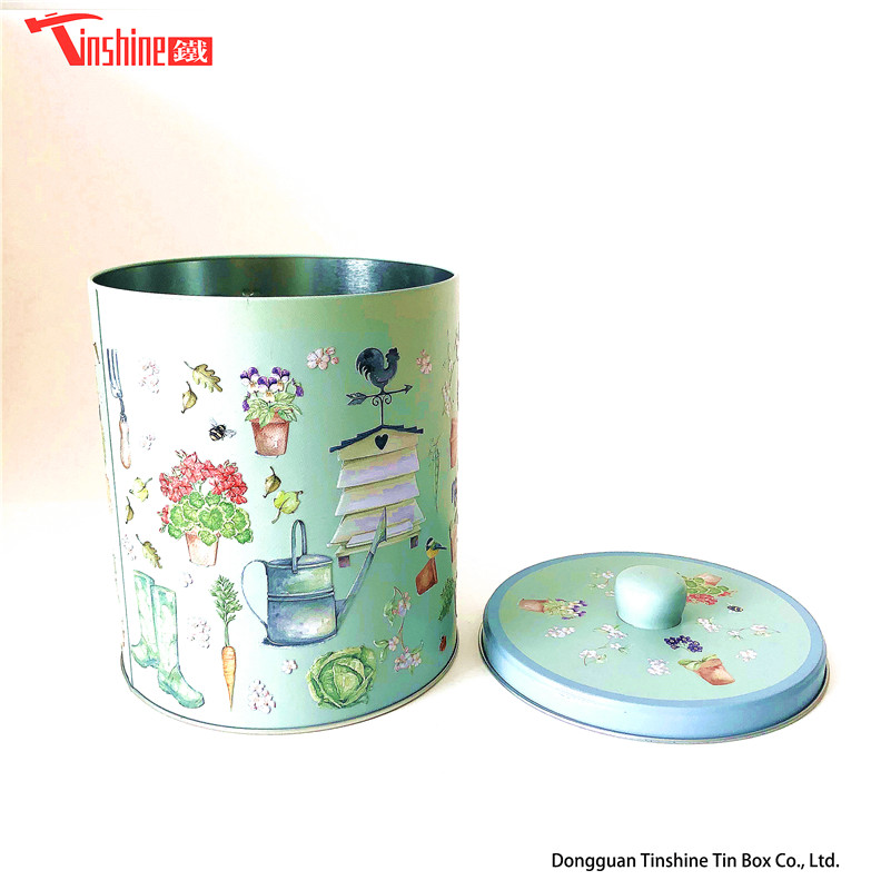 Tin,Tinbox,tin box, tin can , Metal box, metal can,Handle round stacked tinbox
