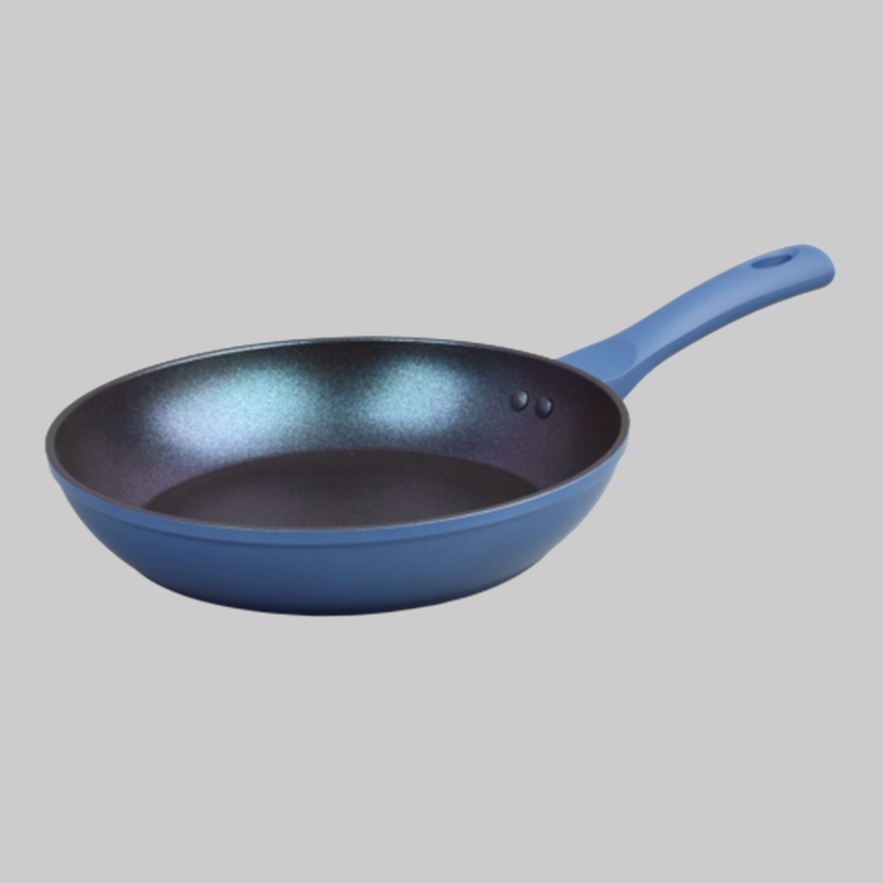 Forged aluminum open frying pan