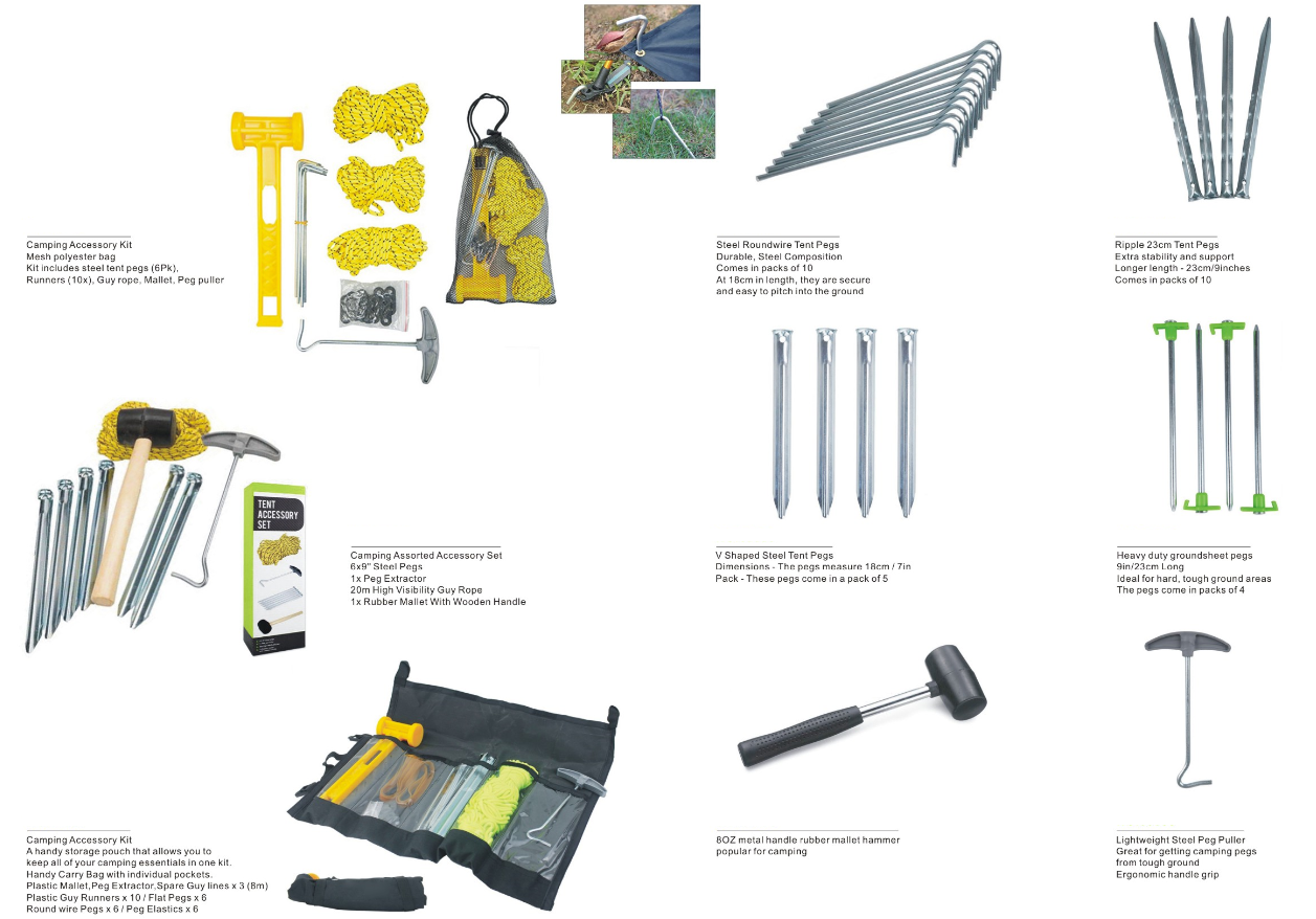 Outdoor camping beach snow titanium galvanized steel iron tent peg tent pegs awning pegs carvan pegs tent stakes tent peg tent stake tent nail