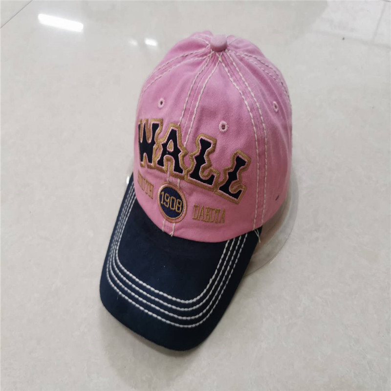 Baseball Cap washed style with patch embroidery