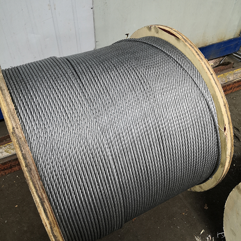 Hot dip galvanized steel wire rope 4X31WS+PP
