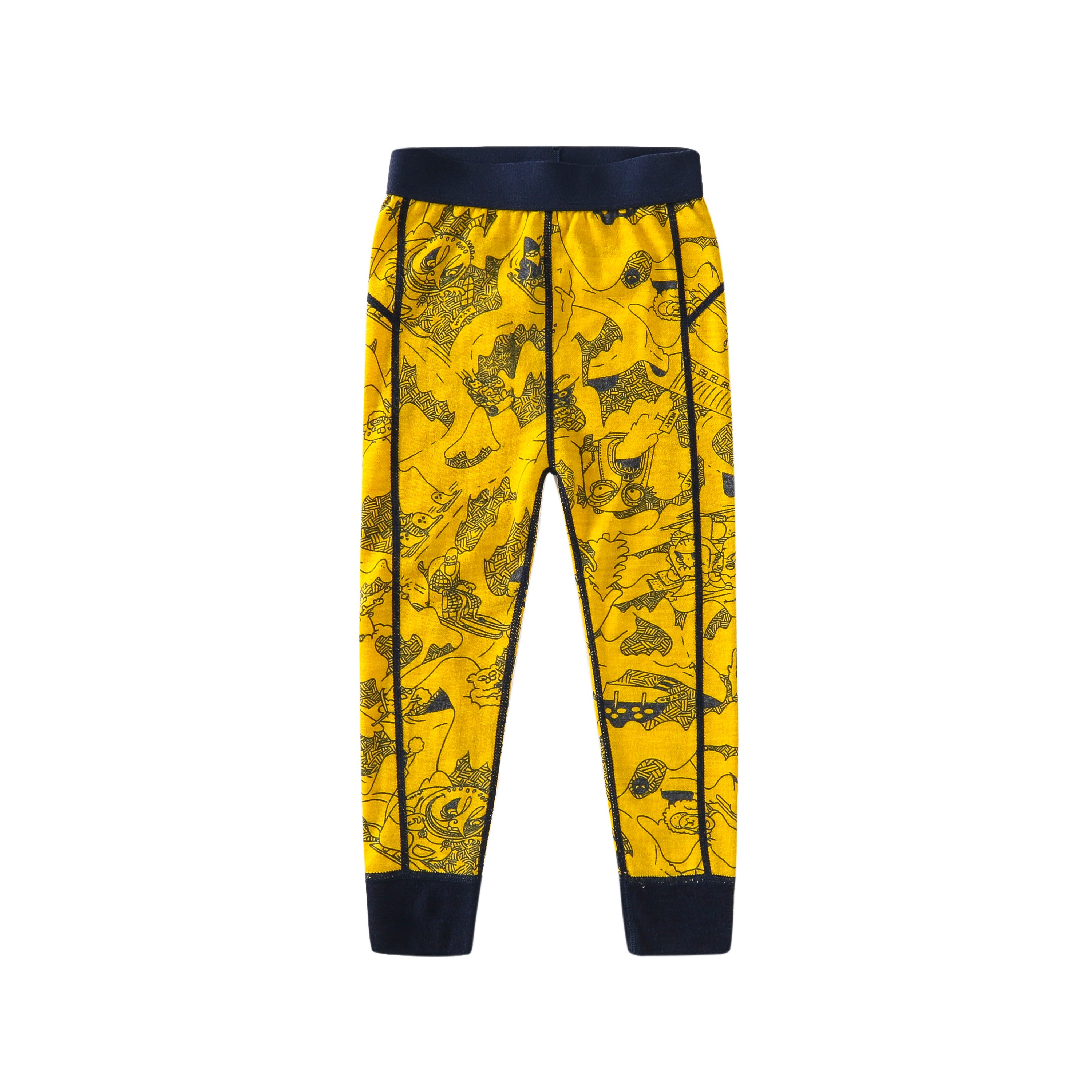 Merino wool Children print longs / merino / wool