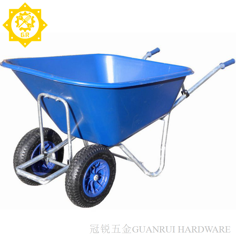 WB9802 double wheels wheelbarrow