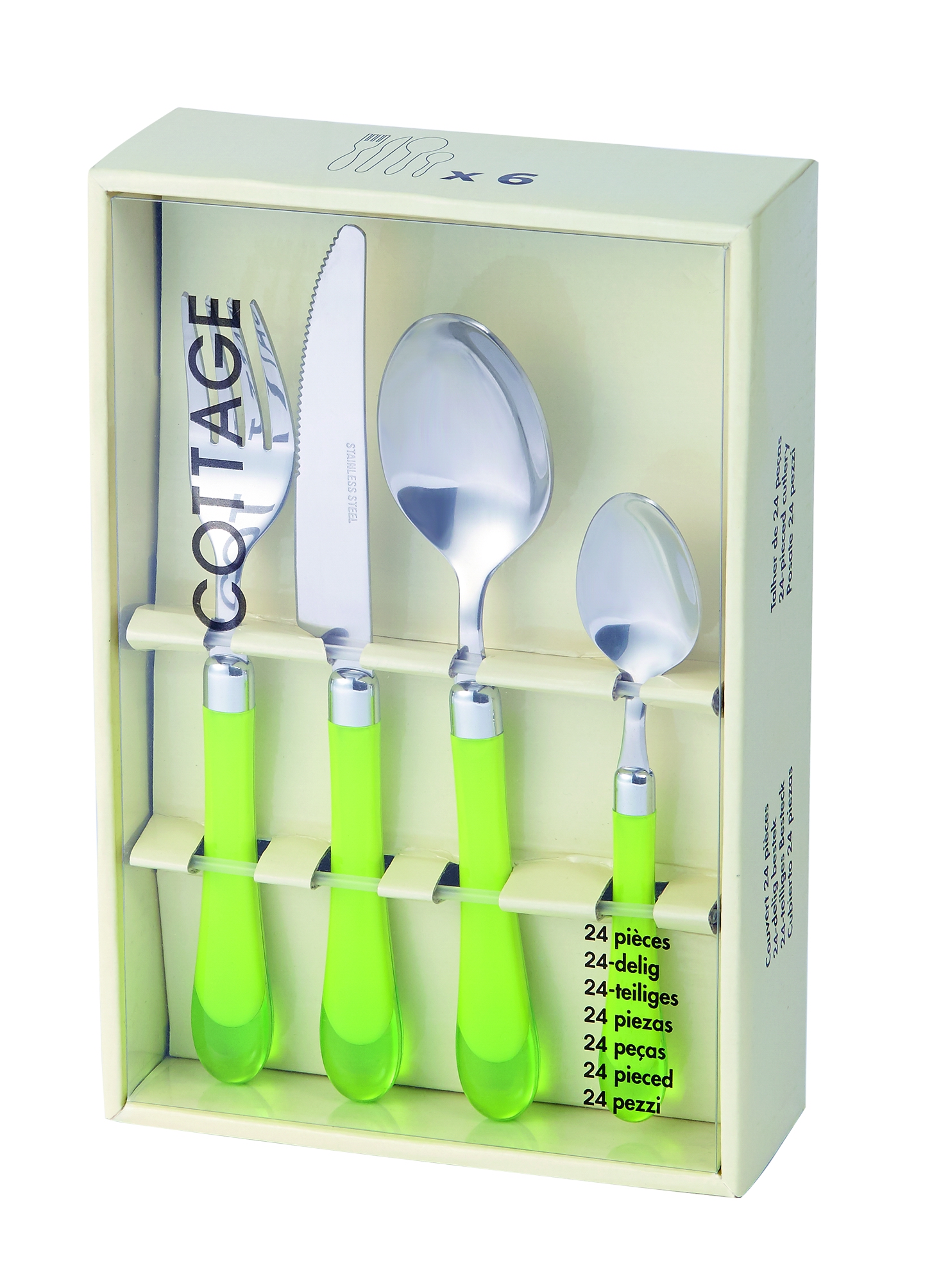 Stainless Steel Cutlery Set paper box