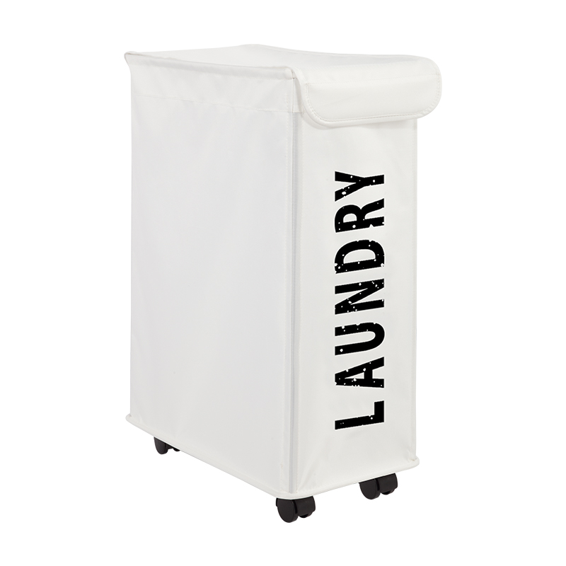 Rolling Slim Laundry Hamper