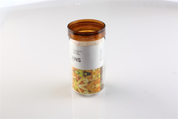 1.0l Glass Storage Jar With Plastic Lid