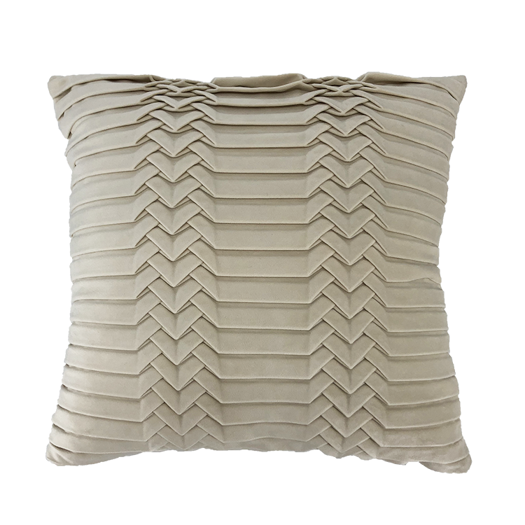 Velveteen Cushion - Corrugated Wrinkled Series