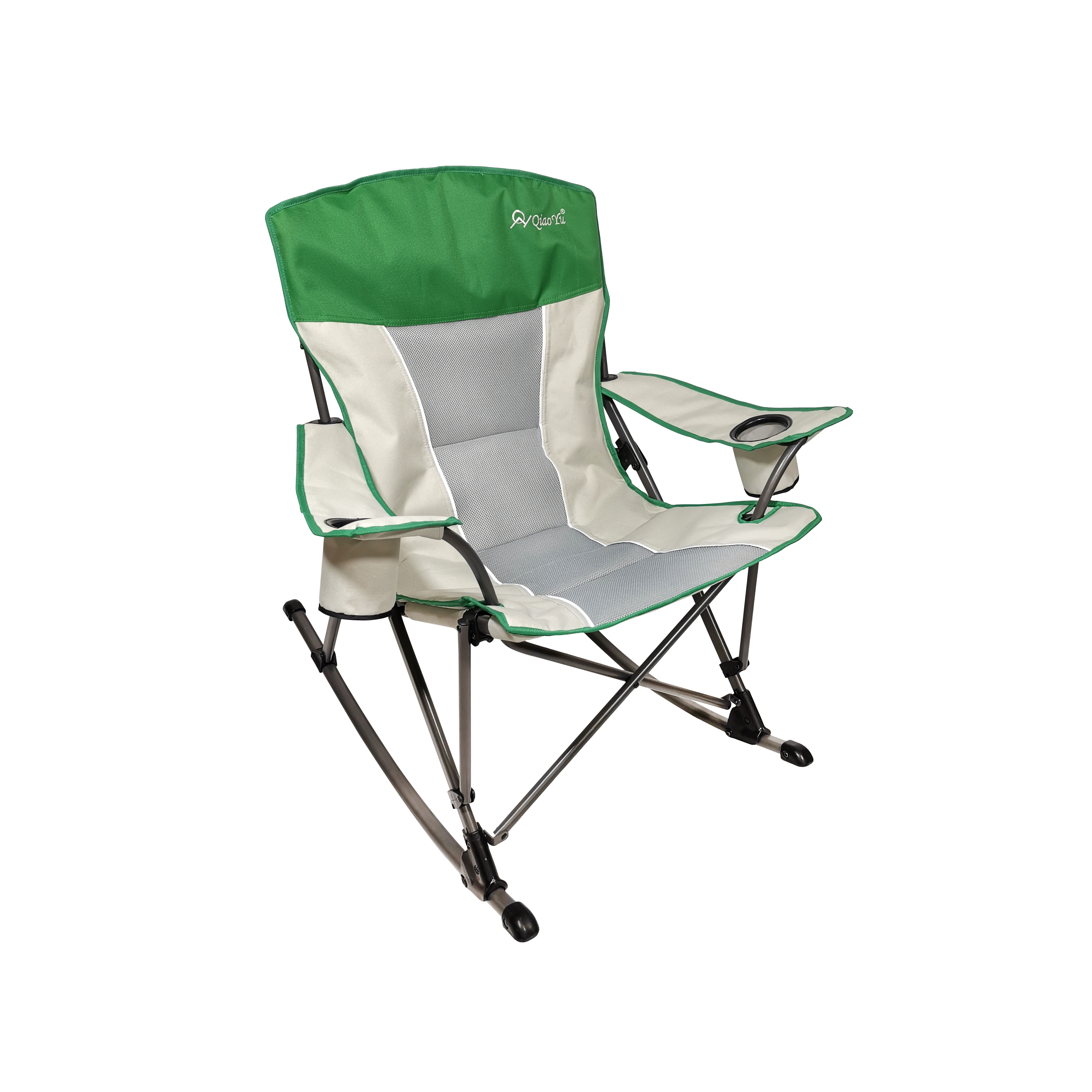 Soft arm folding rocking chair