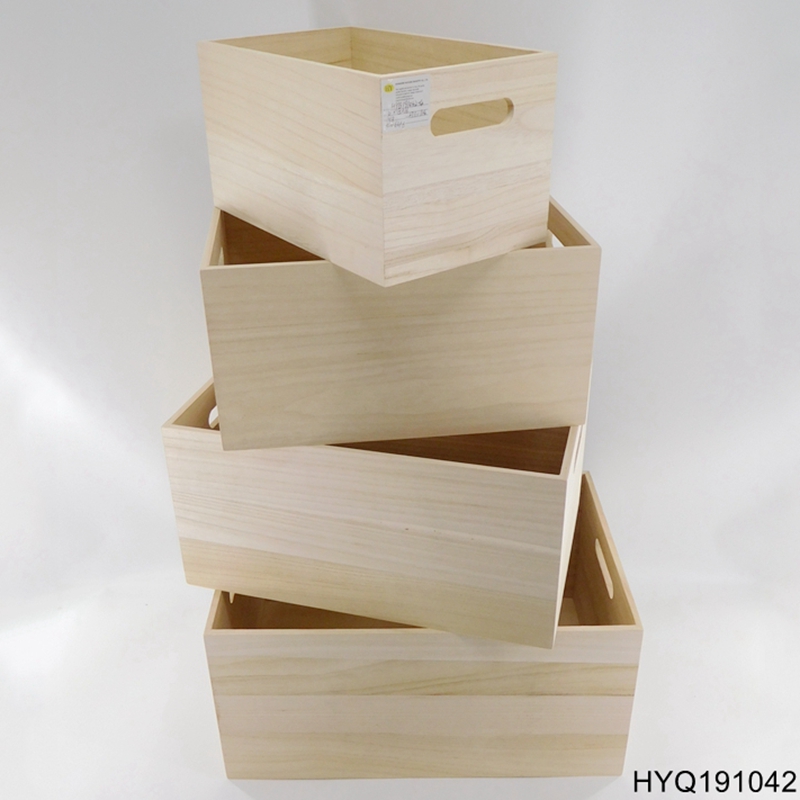 Wood crate