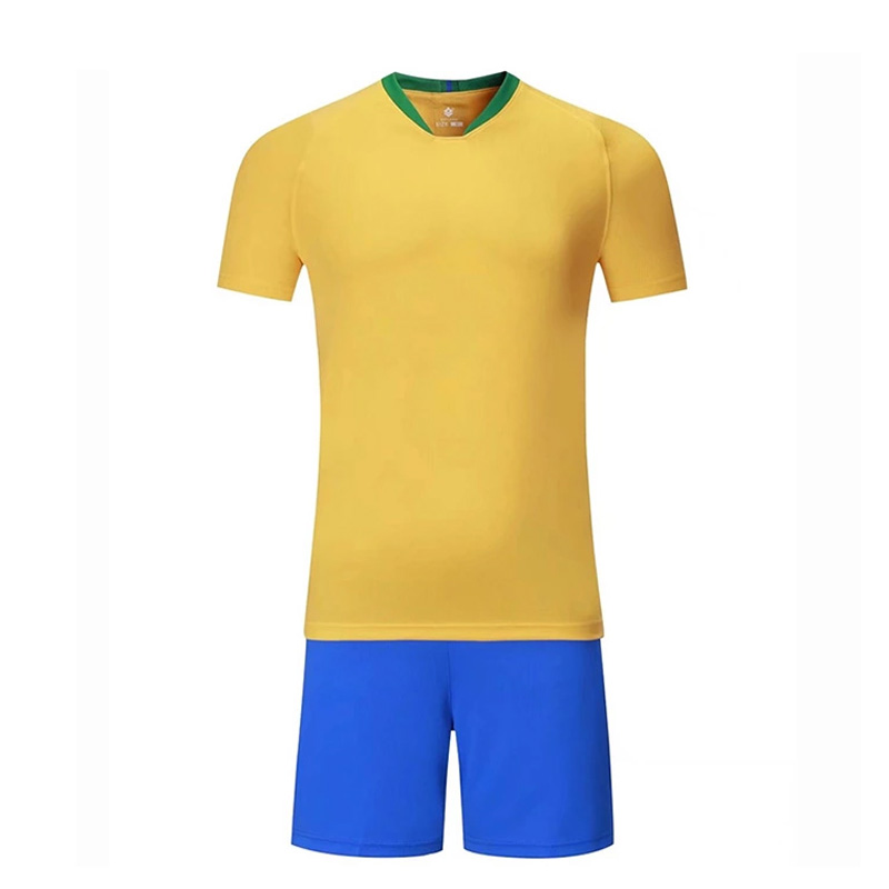 Custom Logo Polyester Football Soccer T-Shirt Jersey Football Sports Clothing Set