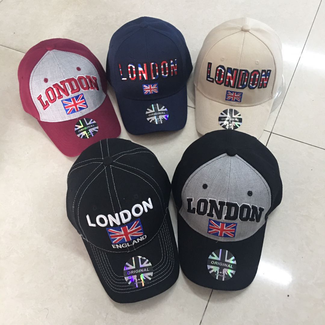 100%acrylic curved baseball cap with embroidery logo