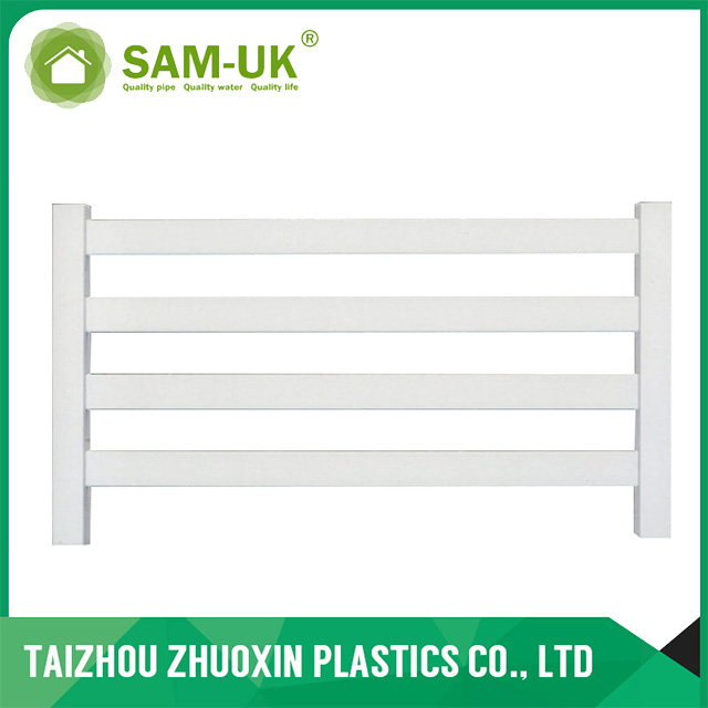 Free Standing Portable Pvc Vinyl White Horse Rail Fence