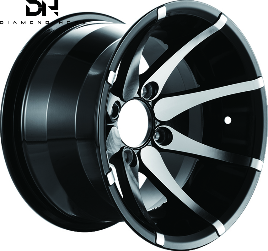 10x7.0 inch -12 et alumimium alloy ATV wheels with 4 holes