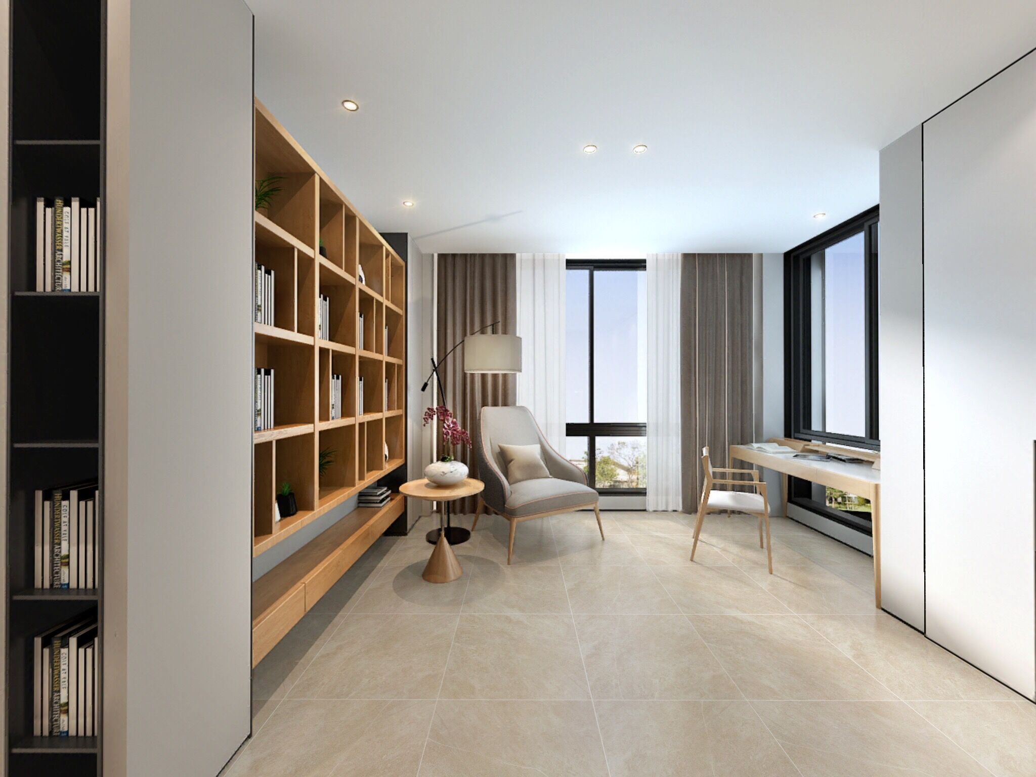 Glazed porcelain tiles