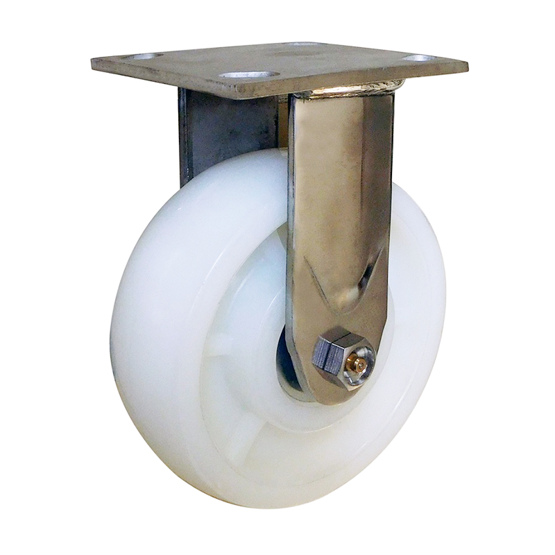 6 inch stainless steel PA nylong fixed casters