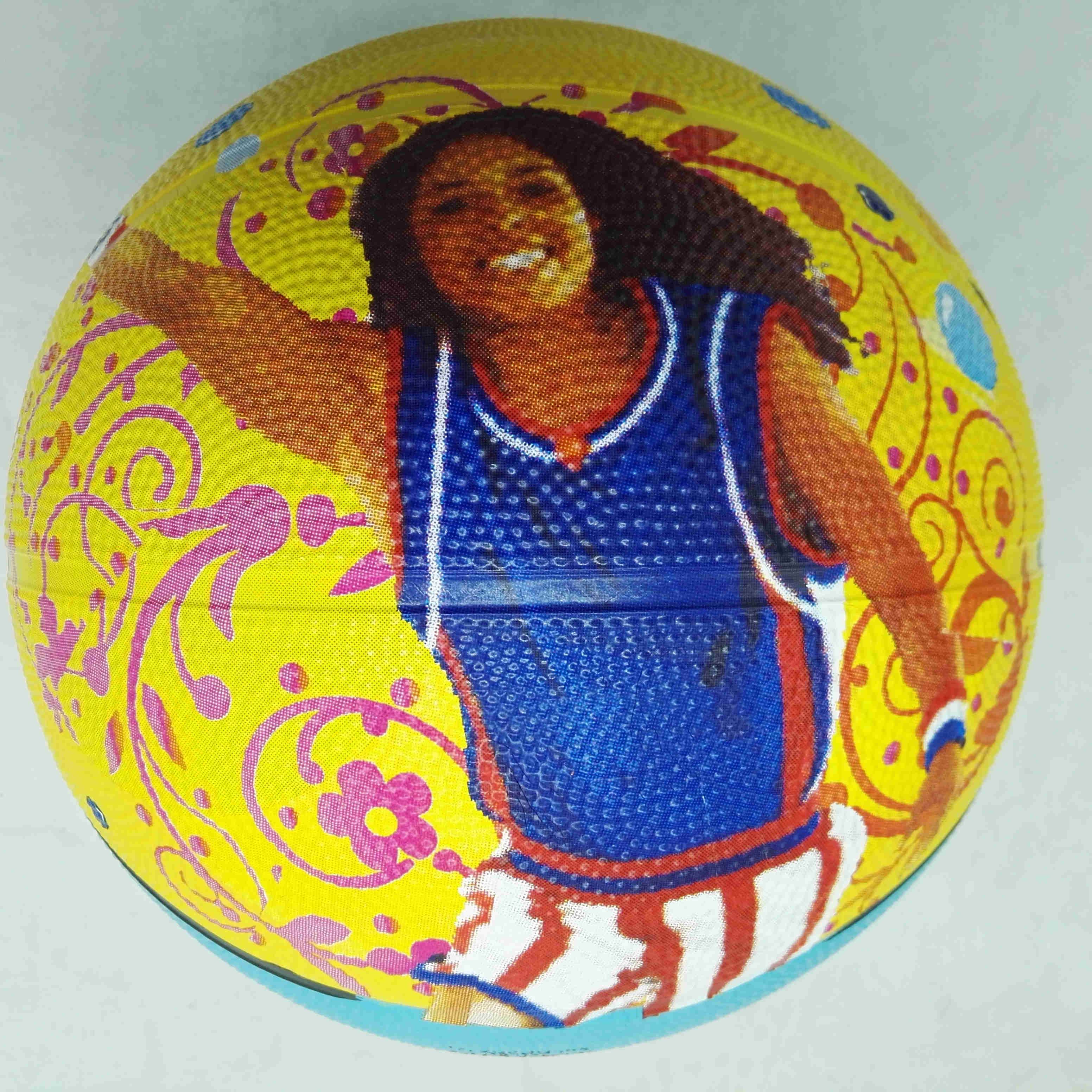 Rubber Colorful Basketball 7# Indoor & Outdoor