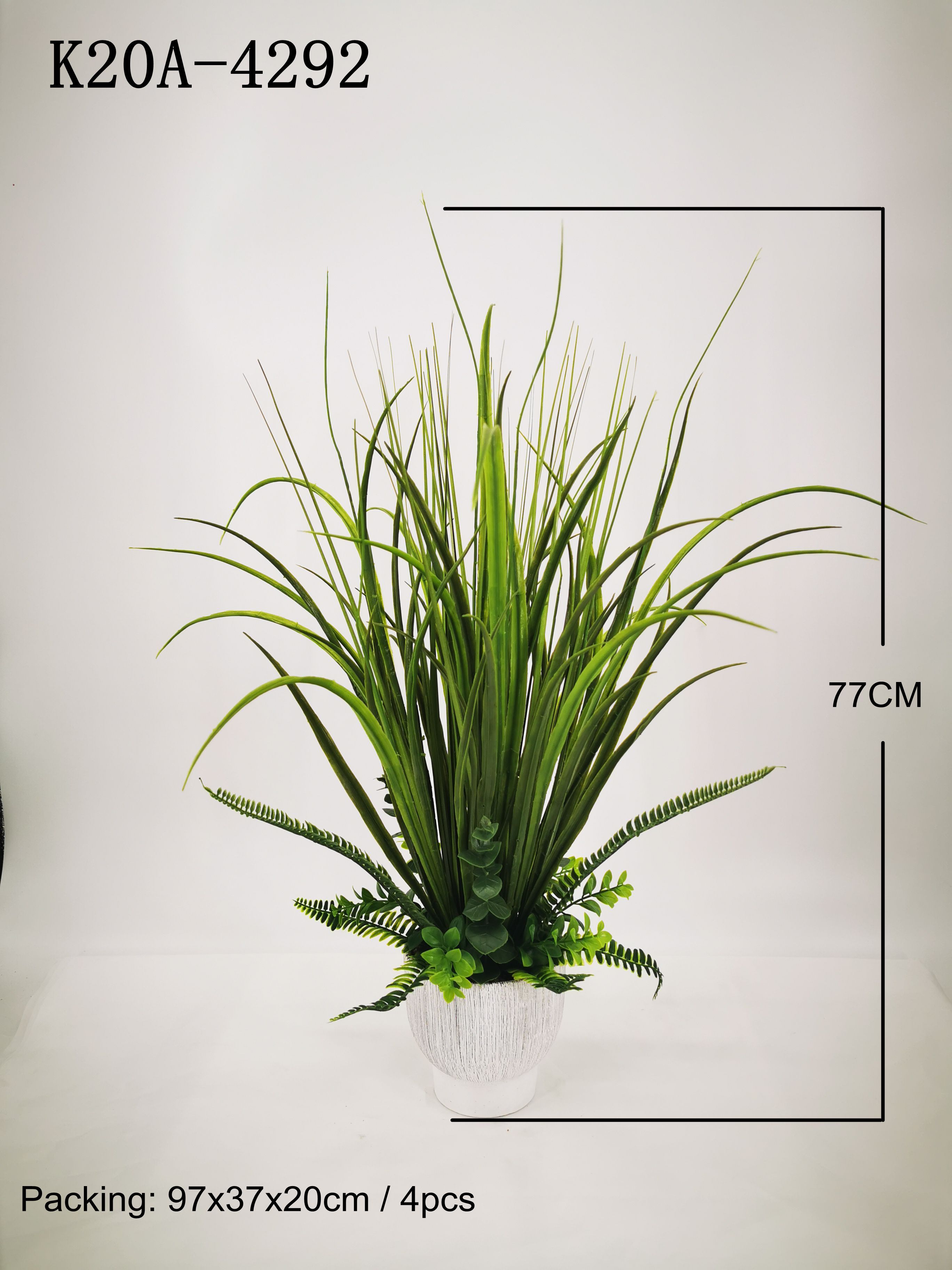 Greenery Aitificial Tropical Potted Plants / Flowers, for Farmhouse,Home, Garden, Office,Patio,Wedding,Indoor,Outdoor Decoration & Housewarming Gift.