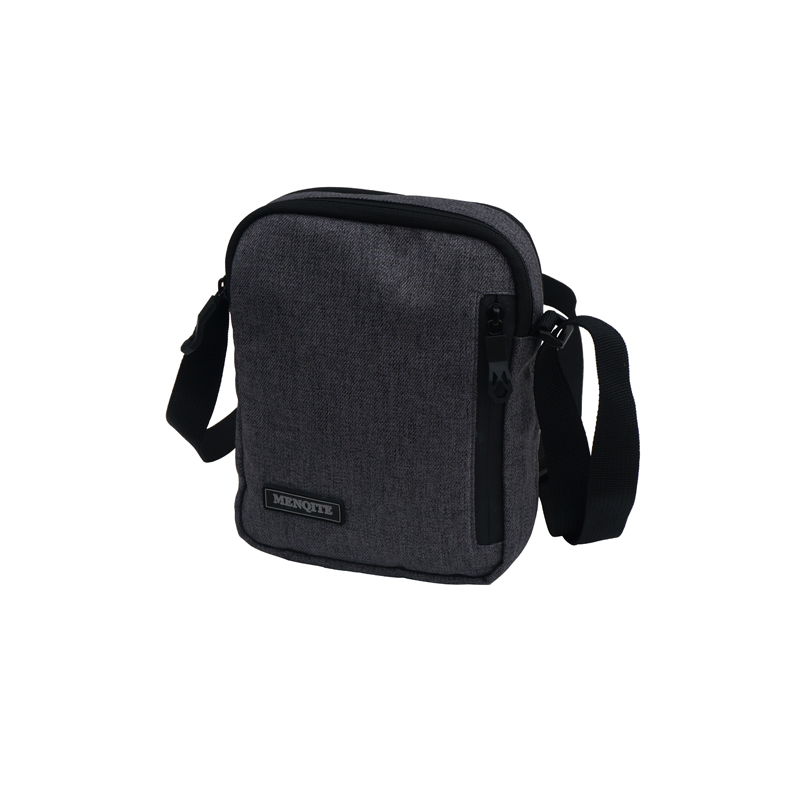 8.3" 2-tone Twill snow flake polyester Messenger Bag
