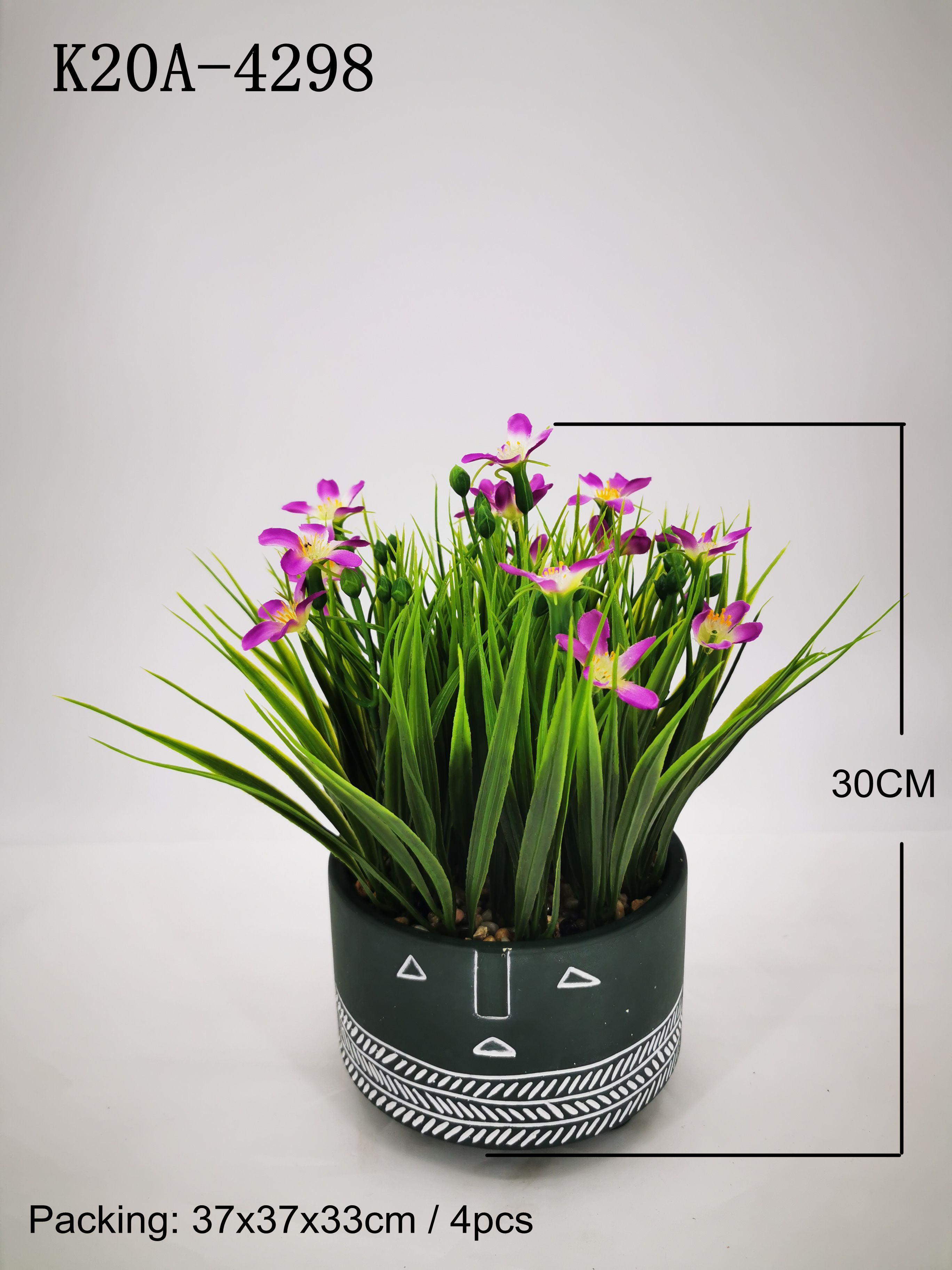 Greenery Aitificial Tropical Potted Plants / Flowers, for Farmhouse,Home, Garden, Office,Patio,Wedding,Indoor,Outdoor Decoration & Housewarming Gift.