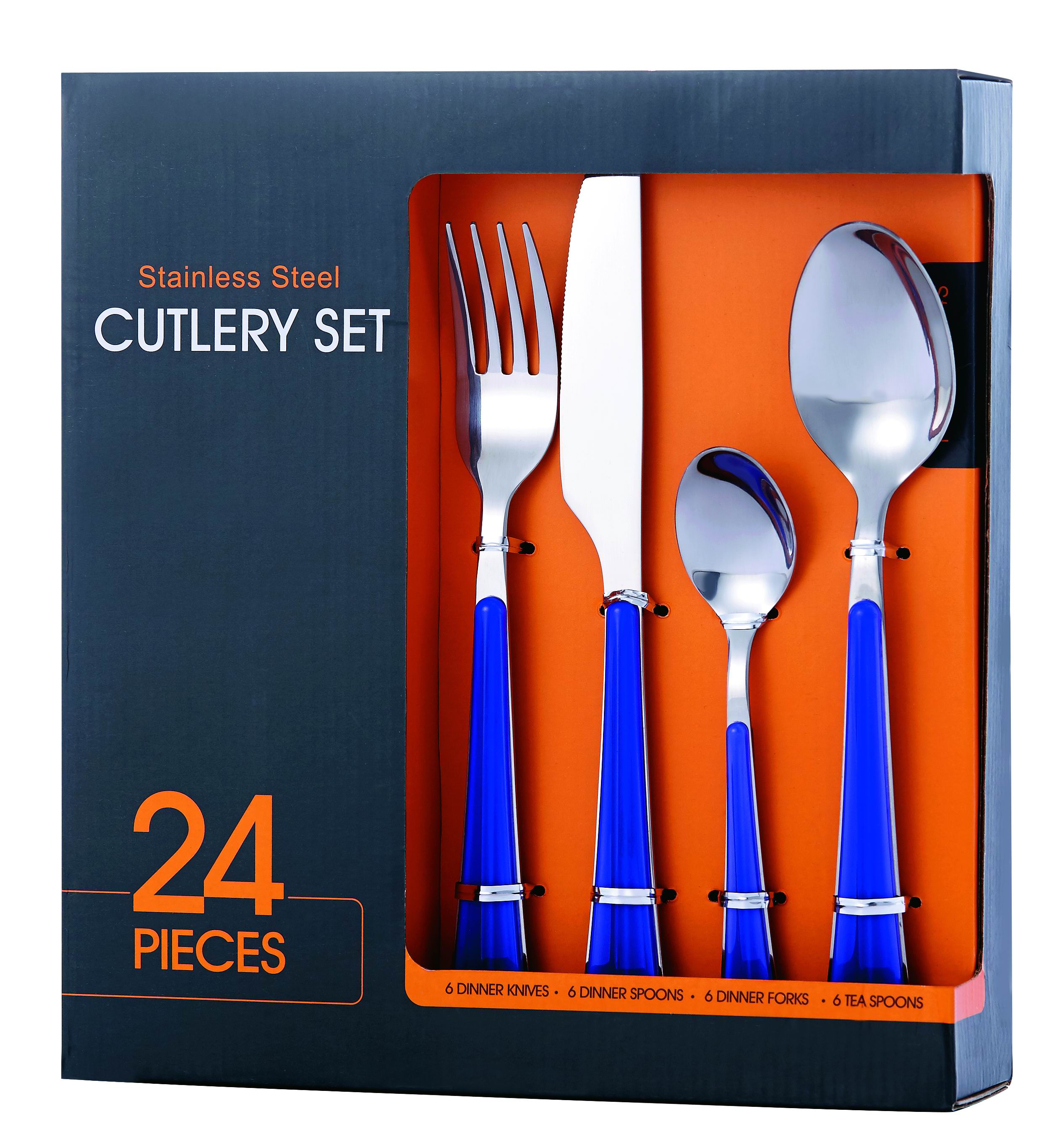 Stainless Steel Cutlery Set paper box