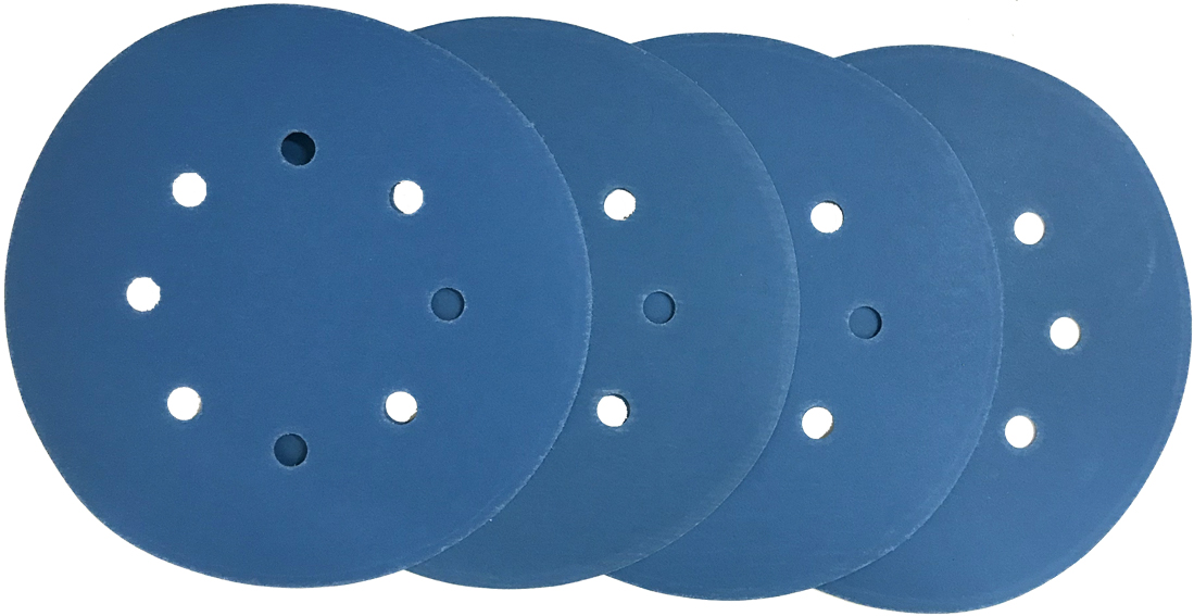Blue alumina film sandpaper car paint special