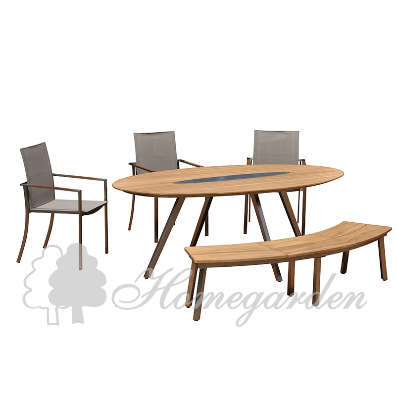 Prato oval egg dining set