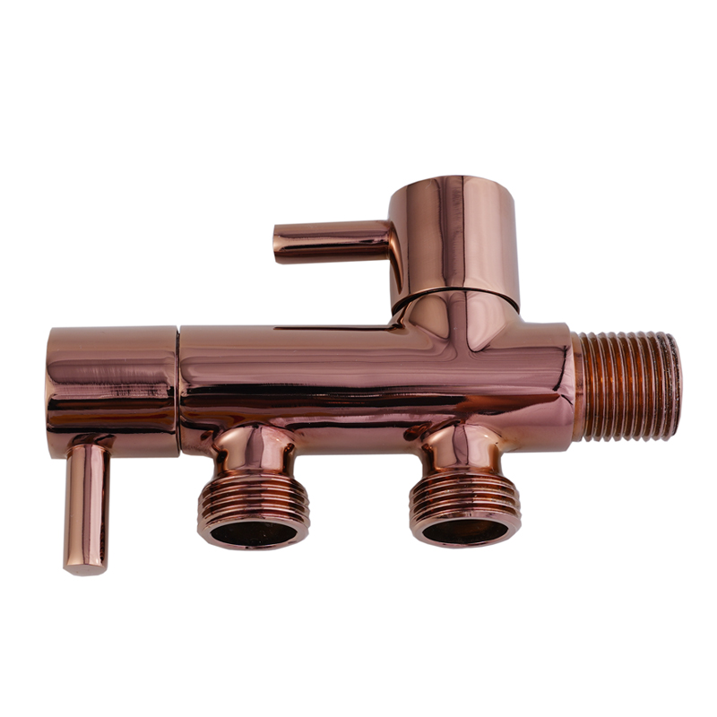 Angle valve with ceramic cartridge