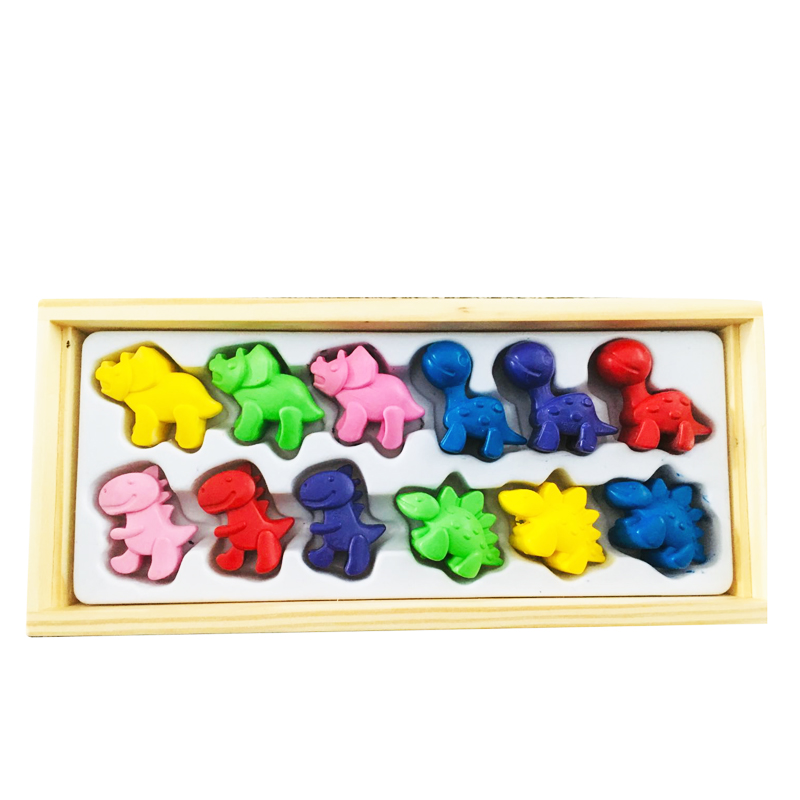 Plastic Dino Crayons