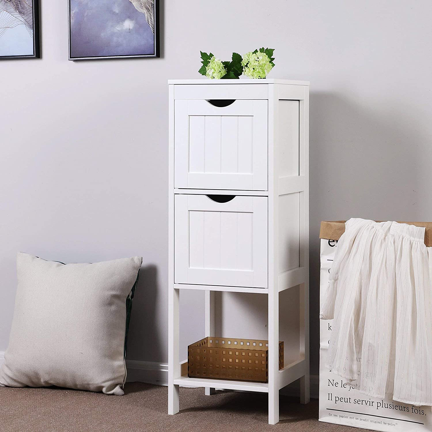 bathroom cabinet with 2 drawers