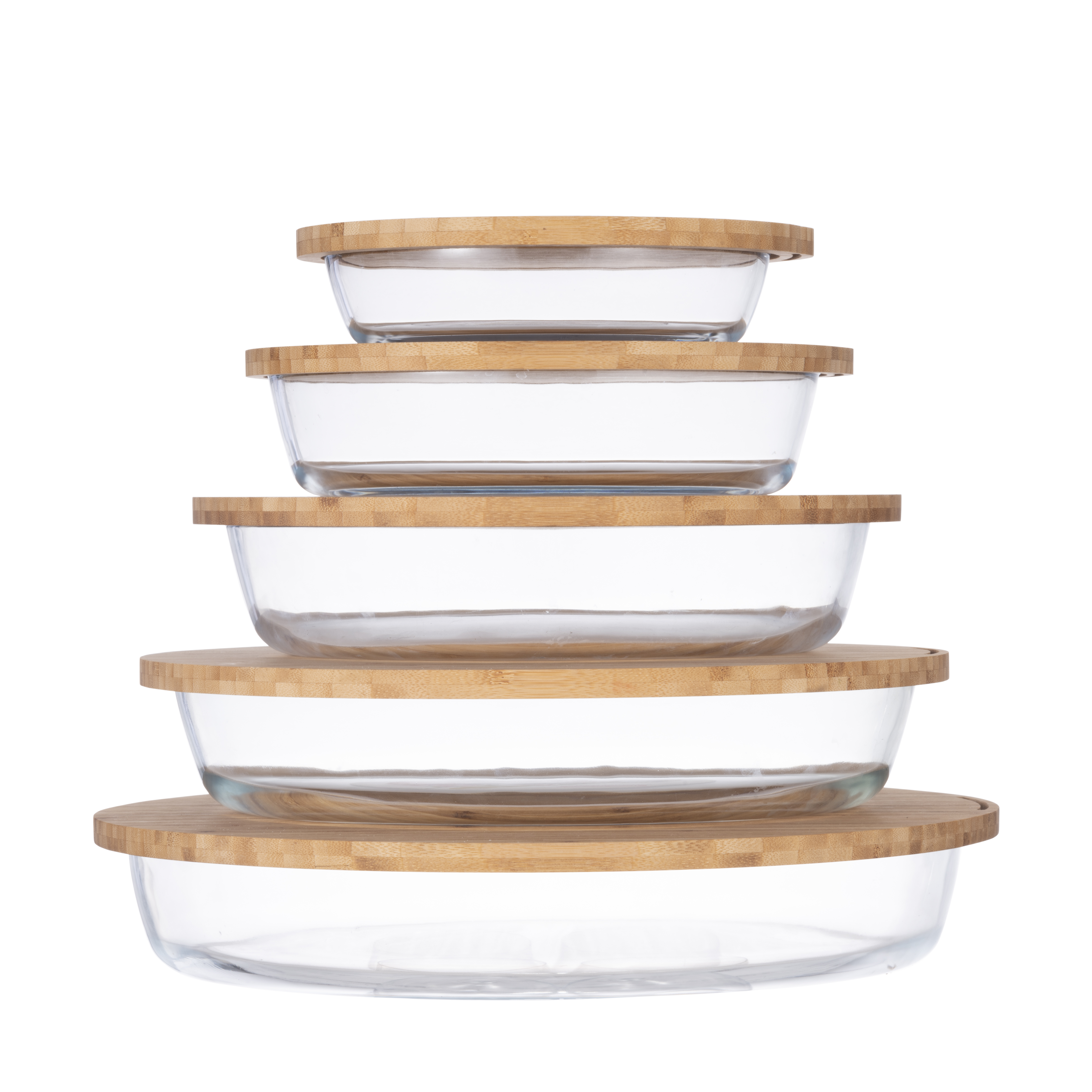Glass baking pan