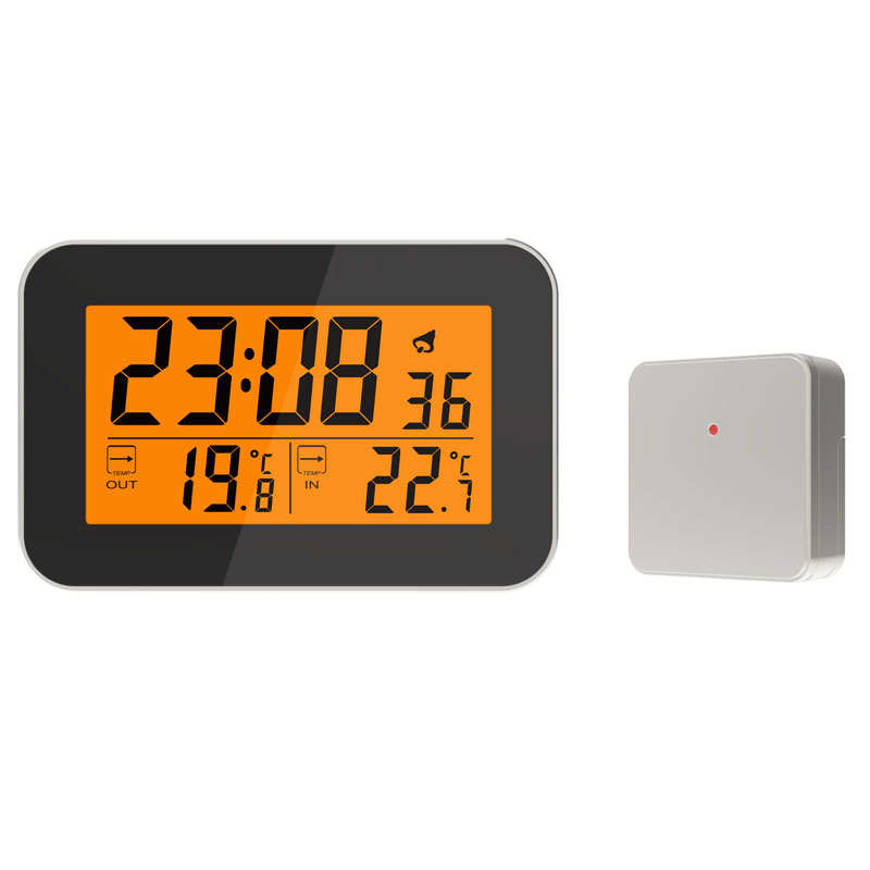 RF in&outdoor temperature clock