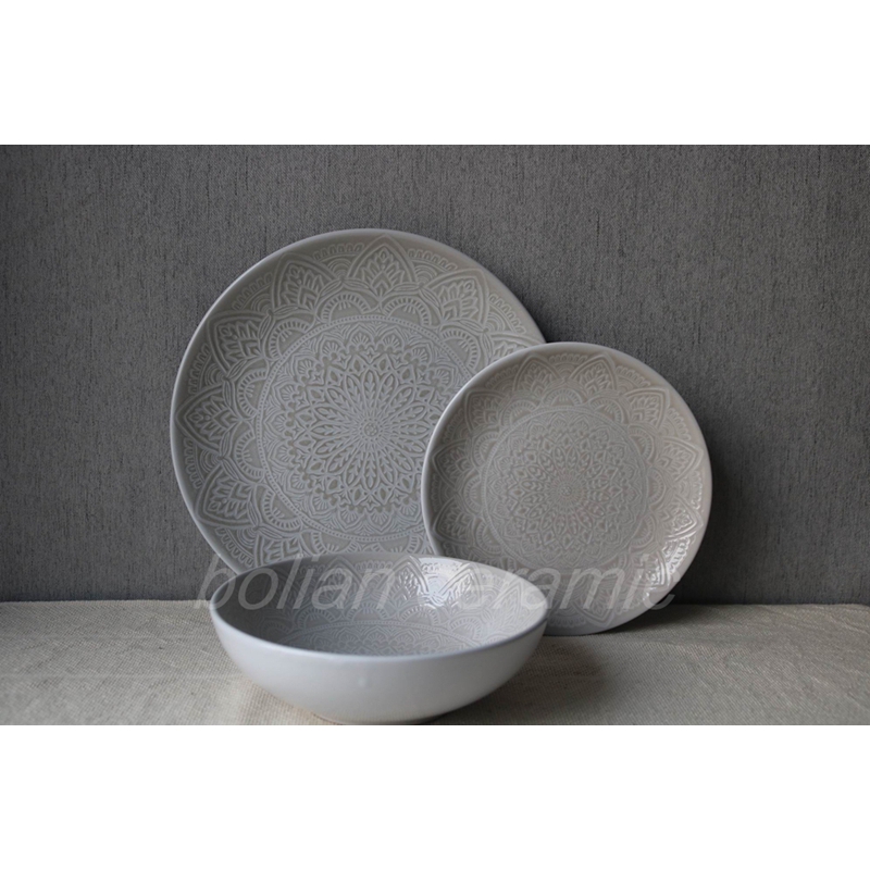 Pad printing dinnerware